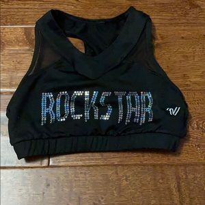 Rockstar Cheer Sports Bra
